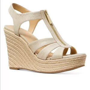 MICHAEL Michael Kors
 Espadrille Wedge Sandals